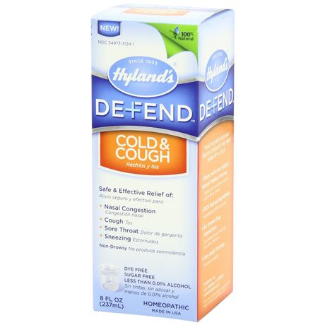 Hyland's Defend Cough and Cold 8 Ounce