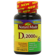 Nature Made Vitamin D3 2000 IU Value