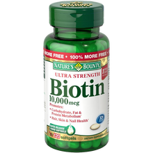 Nature's Bounty Biotin 10000 MCG Softgels 120 Count
