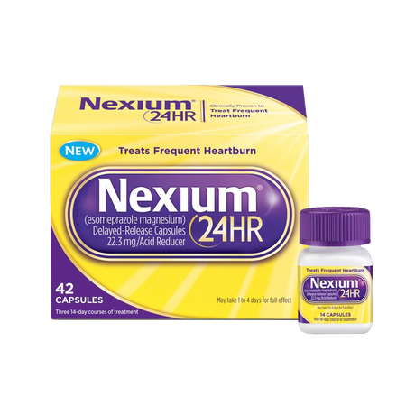 Nexium 24HR Capsules 42 Count